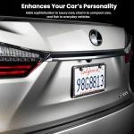 Sparkly Rhinestone License Plate Frames for Women