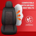 Leather Car Seat Covers – Waterproof & Breathable Full Set