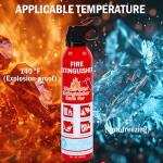 4-Pack Portable Fire Extinguisher with Wall Mount