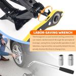 Portable Heavy Duty Scissor Jack Kit for Cars