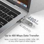 3-Pack USB to USB-C Adapter for CarPlay