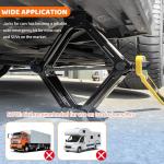 Portable Heavy Duty Scissor Jack Kit for Cars