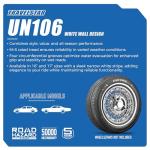 Travelstar UN106 All-Season White Wall Tire 205/75R14