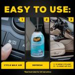 Meguiar's G16402 Whole Car Air Re-Fresher Odor Eliminator Mist, New Car Scent, 2 Fluid Ounces
