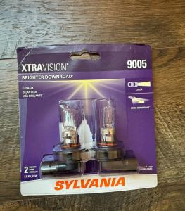 SYLVANIA 9005 XtraVision Halogen Headlight Bulb, (Contains 2 Bulbs)