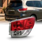 Chrome Red Brake Tail Light for 2013-2016 Nissan Pathfinder