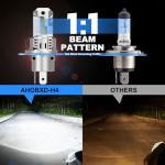 Super Bright H4 Light Bulbs 55000LM - Pack of 2