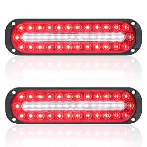 2 Pack Red LED Trailer Tail Lights with Reverse