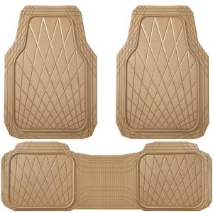 Heavy Duty All-Weather Rubber Floor Mats Set