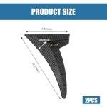 Qurbuns 2 PCS Sporty Car Fender Vent Covers
