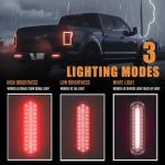 2 Pack Red LED Trailer Tail Lights with Reverse