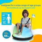 Kidzone Smart Bumper Car for Kids 1.5-6 Years