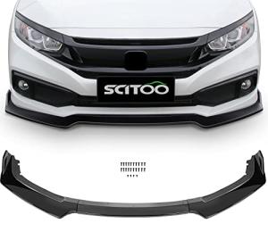 SCITOO 3PCS Front Bumper Lip for 2016-2020 Honda Civic