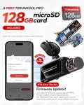 4K Triple Channel Dash Cam with 128GB Card