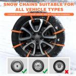 20PCS Emergency Tire Chains for Winter Driving