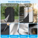 Eakertte Waterproof Tire Storage Cover with Reflective Handles