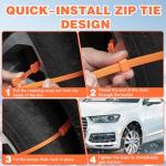 20PCS Emergency Tire Chains for Winter Driving