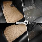 Heavy Duty All-Weather Rubber Floor Mats Set