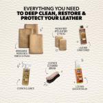 Chemical Guys Leather Care Kit for Cars and More
