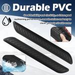 2PCS Durable PVC Car Bumper Protector Strips