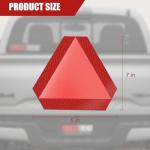 Reflective Slow Moving Vehicle Signs - 2 Pack