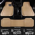 Heavy Duty All-Weather Rubber Floor Mats Set