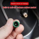 8 PCS Aluminum Tire Valve Stem Caps - Green