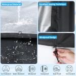 Eakertte Waterproof Tire Storage Cover with Reflective Handles