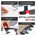 Qurbuns Carbon Fiber Mini Rear Wing Spoiler