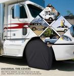 RV Tire Covers Set of 4 – Waterproof & Durable