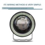 Zigeiya 2-Pack Bright LED Fog Lights