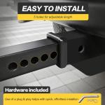 KAYCENTOP Universal Anti-Slip Tow Hitch Step