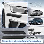 2PCS Durable PVC Car Bumper Protector Strips
