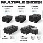 FORTEM Collapsible Car Trunk Organizer - 50L