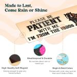 Yoppix 10PCS Funny Car Bumper Magnet, Student Driver Magnet Prank Magnetic Sticker for Car Truck Metal, Hot Girls Hit Curbs New Driver Please Be Patient Waterproof Reusable