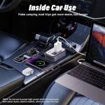 FOVAL 200W Car Power Inverter with 4 USB Ports