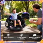 Remote Control Spinning Bumper Car for Kids