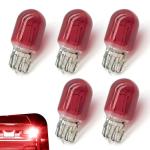 5 PCS 7443 Red Brake Light Bulbs