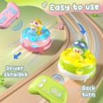 DEERC 2 Pack Remote Control Ejecting Bumper Cars