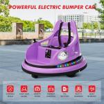 Kids 12V Remote Control Bumper Car with Lights