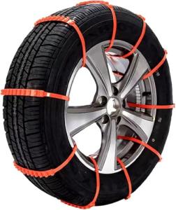 Reusable Anti-Skid Snow Tire Chains for Winter