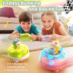 DEERC 2 Pack Remote Control Ejecting Bumper Cars