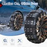Heavy-Duty Universal Snow Tire Chains for SUVs