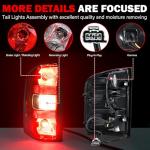 Chevy Silverado Tail Light Assembly 2007-2013, Red