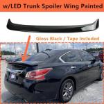 Nissan Altima Rear Trunk Lip Spoiler with LED