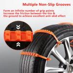 Reusable Anti-Skid Snow Tire Chains for Winter