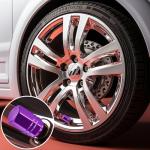 Purple 8PCS Tire Valve Stem Caps with O-Ring