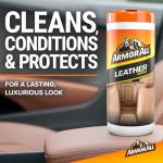 Armor All Leather Wipes for Car Interiors, 20 Count