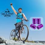 Purple 8PCS Tire Valve Stem Caps with O-Ring