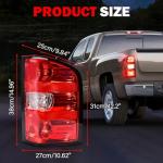 Chevy Silverado Tail Light Assembly 2007-2013, Red